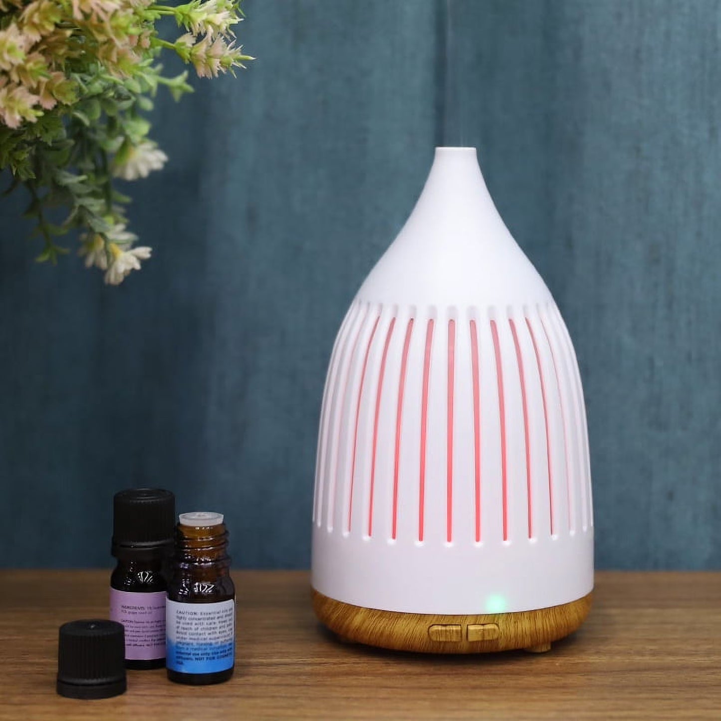Mainstays Ultrasonic Aroma Cone Diffuser- White; Use with Your Preferred Scented Oil