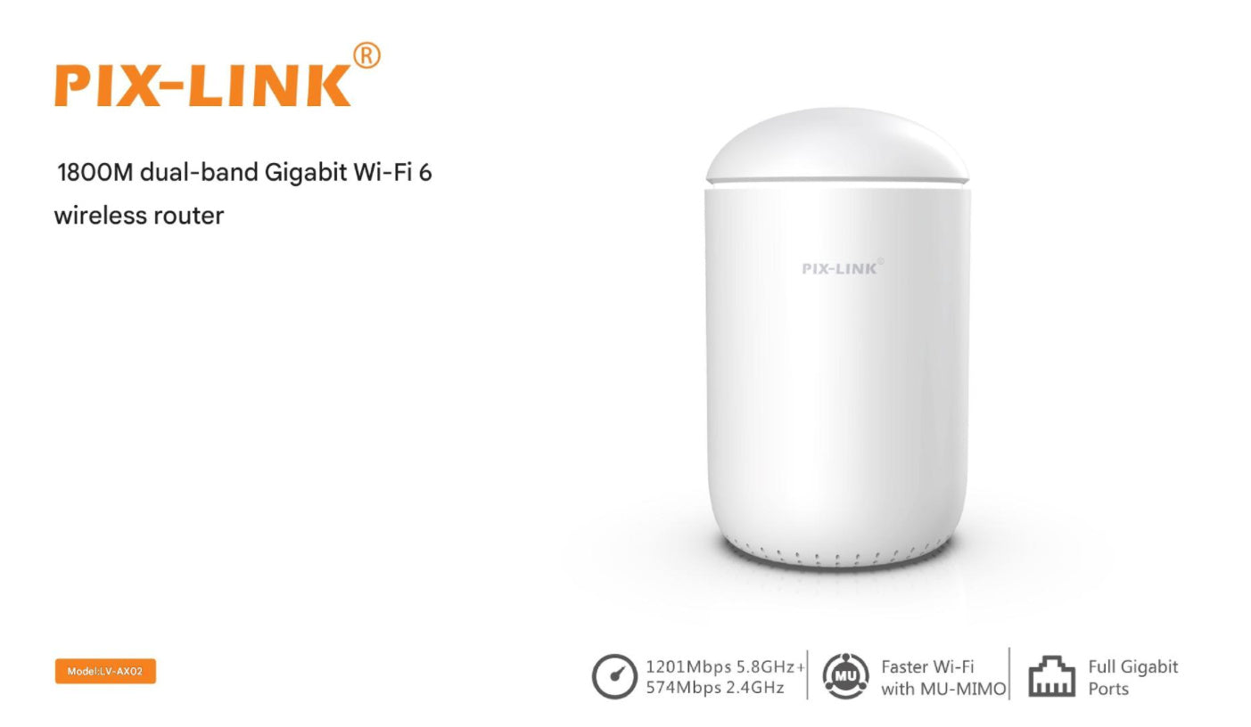 AX1800 WiFi 6 Gigabit Router