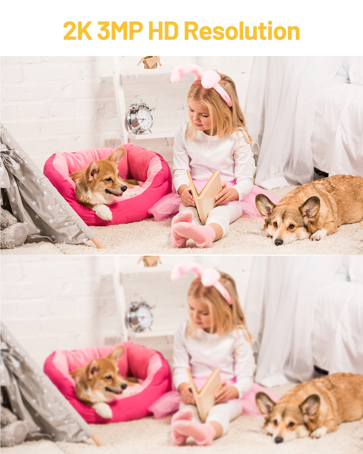 Smart Robot Camera 3MP IP Camera WIFI Robert Network CCTV HD Baby Monitor Remote Control Home Security Camera