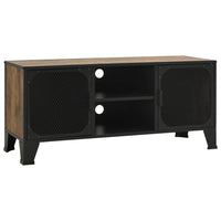 vidaXL TV Stand Media Unit Entertainment Center for Living Room Metal and MDF-4