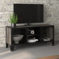 vidaXL TV Stand Media Unit Entertainment Center for Living Room Metal and MDF-5