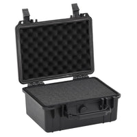 vidaXL Equipment Case Protective Hard Carry Case Portable Camera Case Black-1