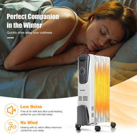 1500W Electric Space Heater with Adjustable Thermostat-3