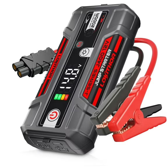 LOKITHOR J400 Jump Starter, 2000A 12V Portable Lithium, Smart Digital Screen