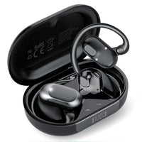 Aptkdoe Open Ear Earbuds, Bluetooth 5.4 Wireless Earbuds with Ear Hooks,70H HiFi Stereo Open Ear Headphones with Clear Calls, IPX7 Lightweight Air Conduction Headphones for Workouts and Running