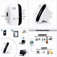 WiFi Range Extender Internet Booster Wireless Signal Repeater