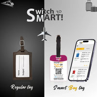 Smart Bag Security Tag - Los Angeles [Pack 2]-1