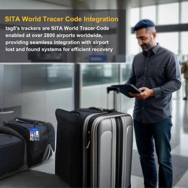 Smart Bag Security Tag - Jacksonville FL [Pack 2]-4