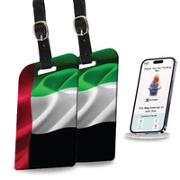 Smart Bag Security Tag - UAE Flag [Pack 2]-0