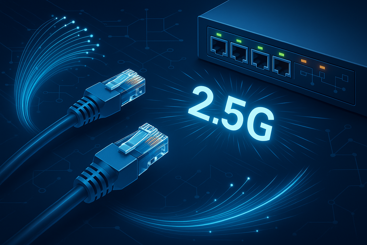 Ultra-fast 2.5G wired connections